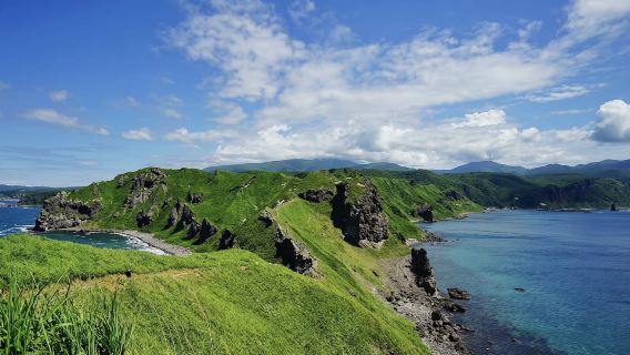 日本小樽積丹町黃金岬-島武意海岸-神威岩【北海道中文專車】