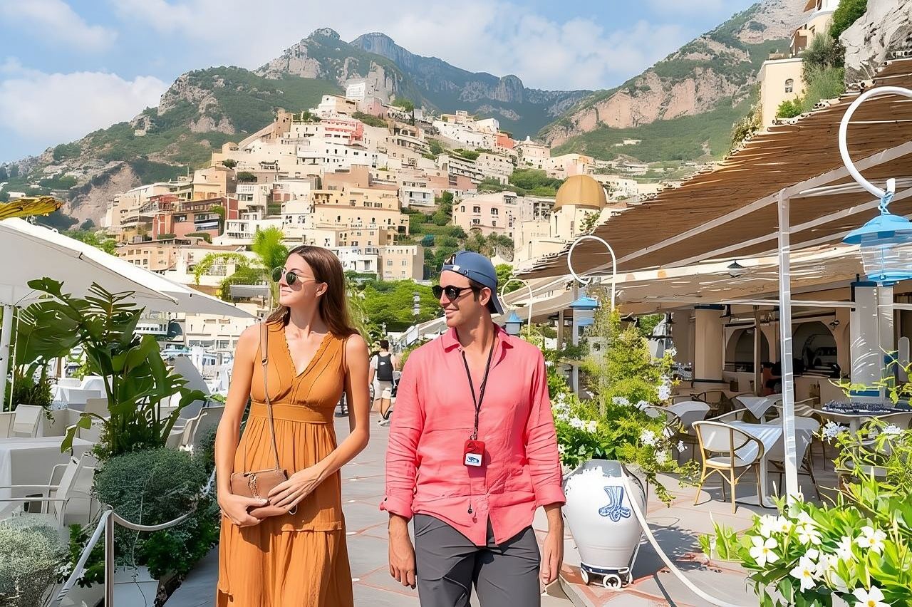 ทัวร์ 1 วัน อมาลฟี + โพสิตาโน่ + ราเวลโล จากซอร์เรนโต้ ไปกลับ