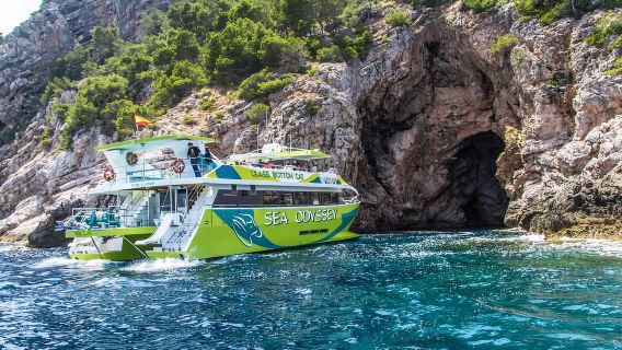 From Cala Millor: East Coast Glass-Bottom Boat Trip