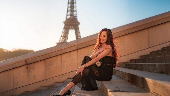 París: Sesión de fotos profesional con la Torre Eiffel