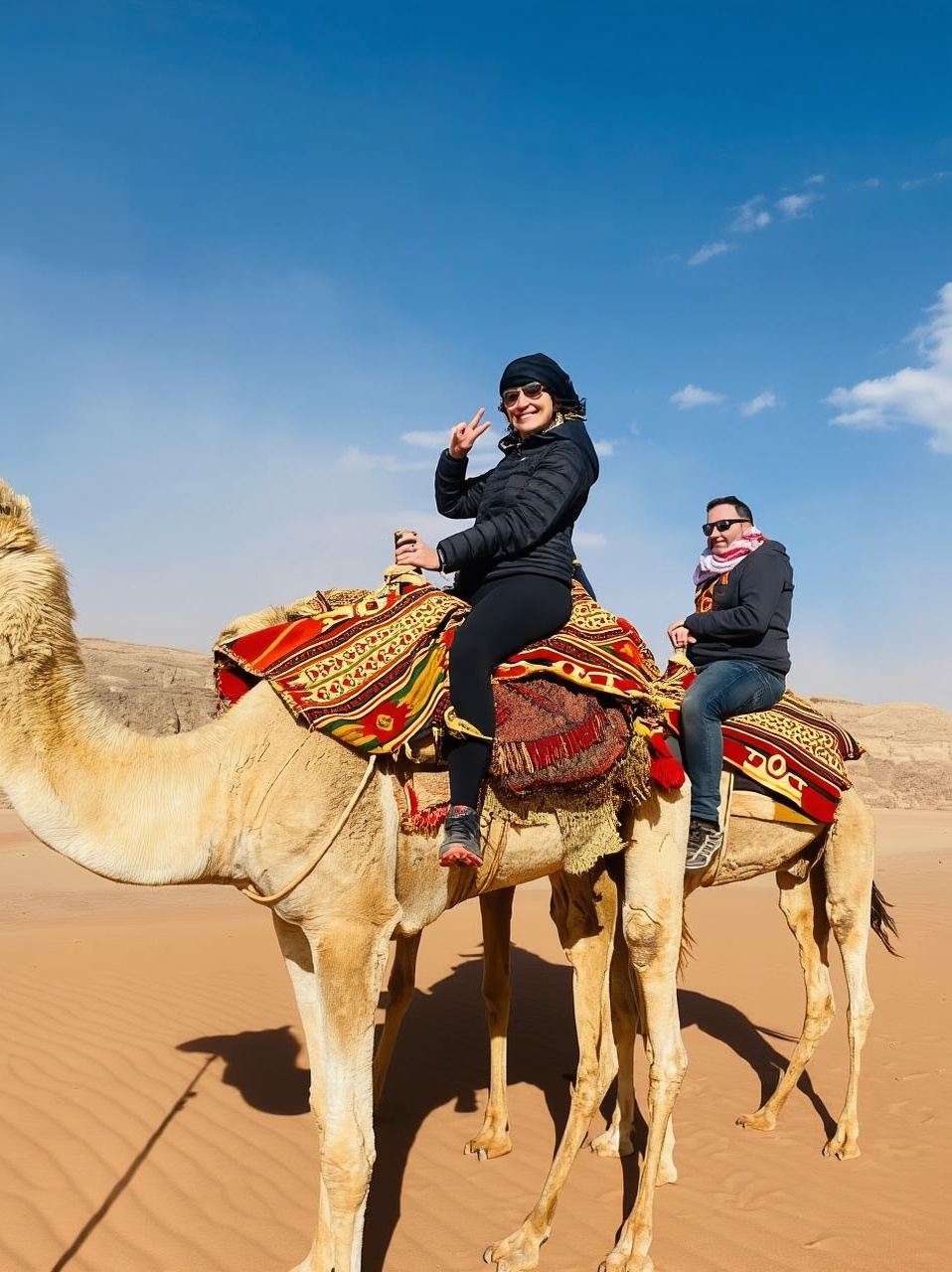 2Hour Jeep Tour Morning or Sunset Wadi Rum Desert Highlights