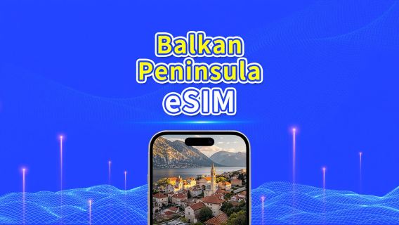 Europa Balkanschiereiland eSIM | Inclusief Albanië / Bosnië-Herzegovina / Montenegro / Servië / Griekenland / Noord-Macedonië, enz. | 1–30 dagen | 24-uurs facturering | QR-code