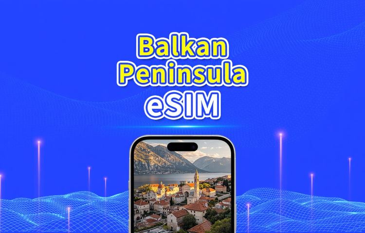 eSIM Península de los Balcanes Europa | Incluye Albania / Bosnia y Herzegovina / Montenegro / Serbia / Grecia / Macedonia del Norte, etc. | 1–30 días | Facturación 24 horas | Código QR