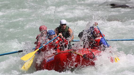 Sunwapta Challenge Wildwasser-Rafting in Jasper