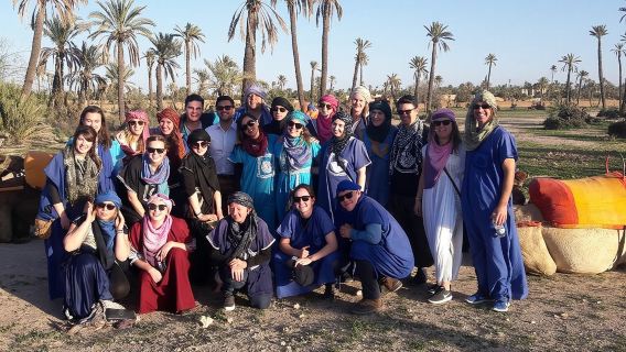 Camel riding in marrakech