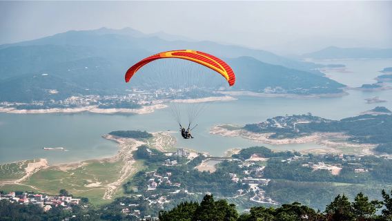 泉州九都滑翔傘飛行基地滑翔傘飛行體驗【600公尺飛行高度+贈送高清視訊攝像+全程無額外自費】
