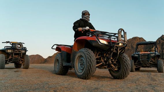 ATV Quad Bike Desert Adventure & Camel Ride from Hurghada
