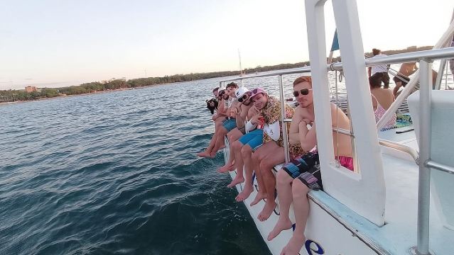 Blue Dolphin Catamaran Snorkeling Sunset Cruise from Tamarindo