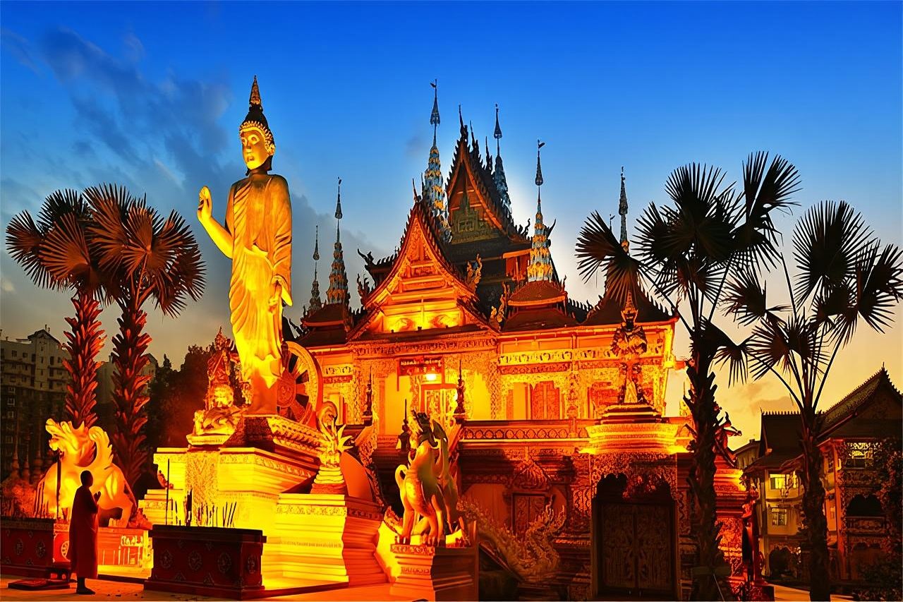 [Pure Fun] Xishuangbanna Manting Park + Mengle Grand Buddha Temple one-day tour