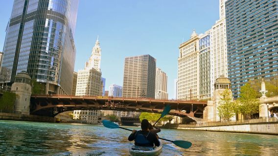 Chicago: Alquiler de kayak en el centro de 2 horas