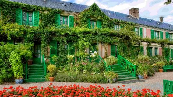 Giverny, France : Visite d'une demi-journée avec les jardins de Monet [Aller-retour Paris + Guide chinois + Billet d'entrée pour les jardins de Monet]