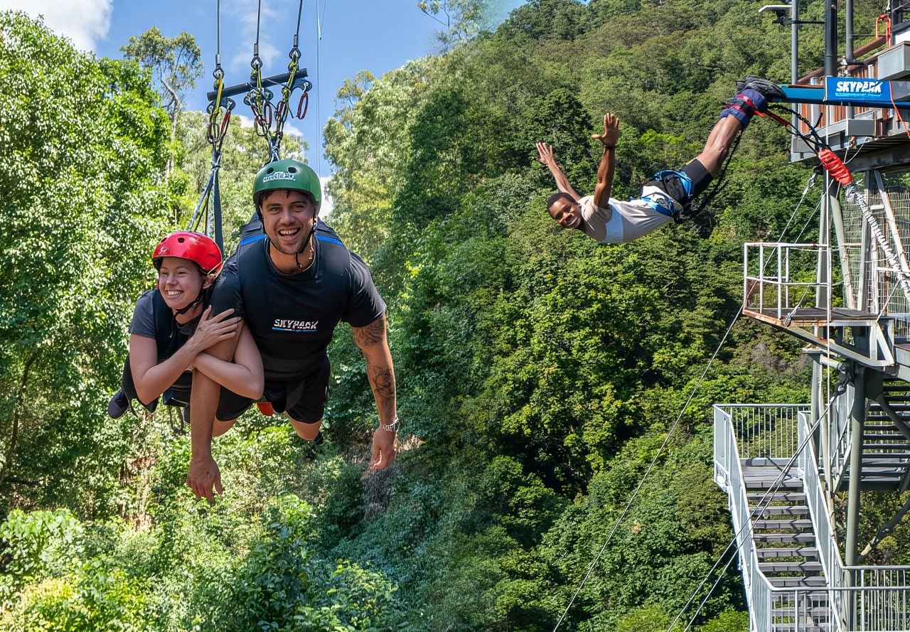 Cairns Bungee Rainforest Swing Skywalk (provides city transfers)