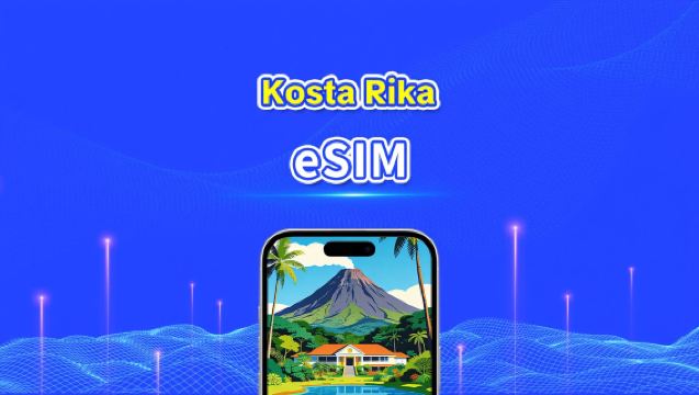 Kosta Rika eSIM | 4G | Günlük Paket/Veri Paketi | Yüksek Hızlı İnternet | 24 Saat | 1-30 Gün | QR Kodu