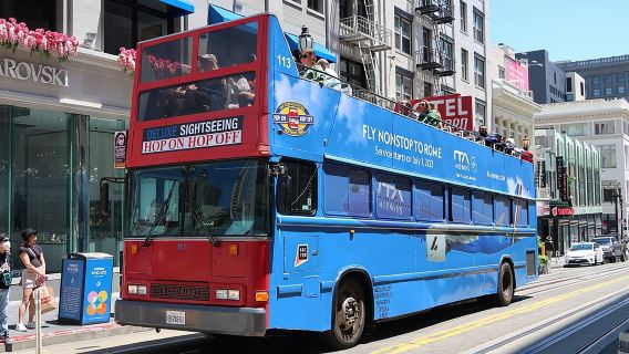 San Francisco: Hop-On Hop-Off Deluxe Bus Tour with 20 Stops
