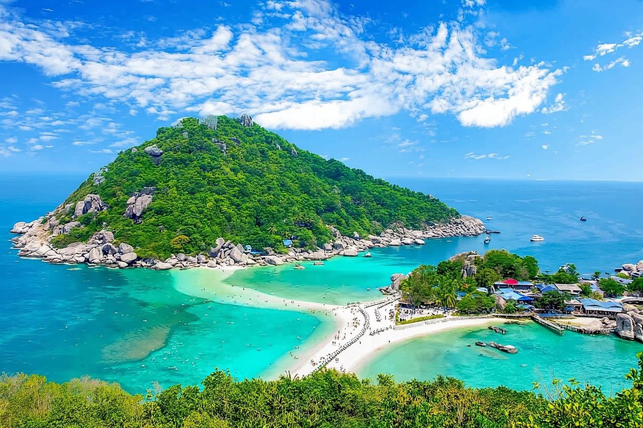 Schnorcheltour nach Koh Tao und Koh Nang Yuan mit dem Schnellboot ab Samui