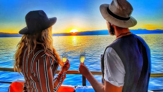 1.5 Hour Ohrid Lake Sunset Cruise