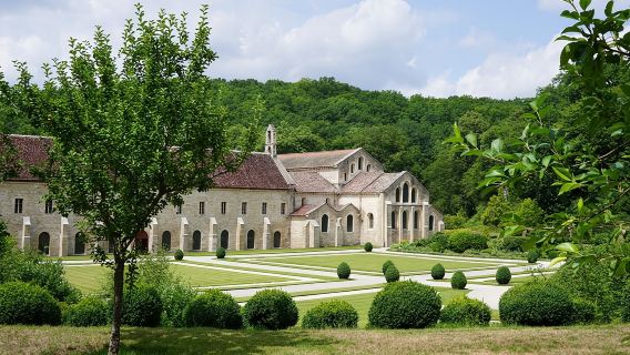 Ohne Anstehen: Eintrittskarte für die Abbaye de Fontenay
