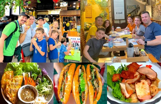 和比利一起參加會安街頭美食之旅