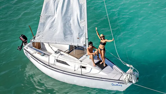 Passeio de barco a vela pela lagoa das sete cores em Bacalar