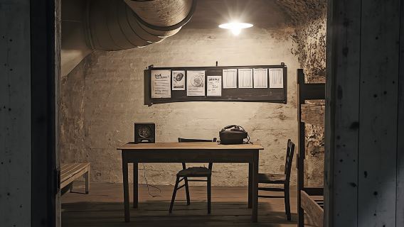 Historical guided tour in the art bunker in Nuremberg