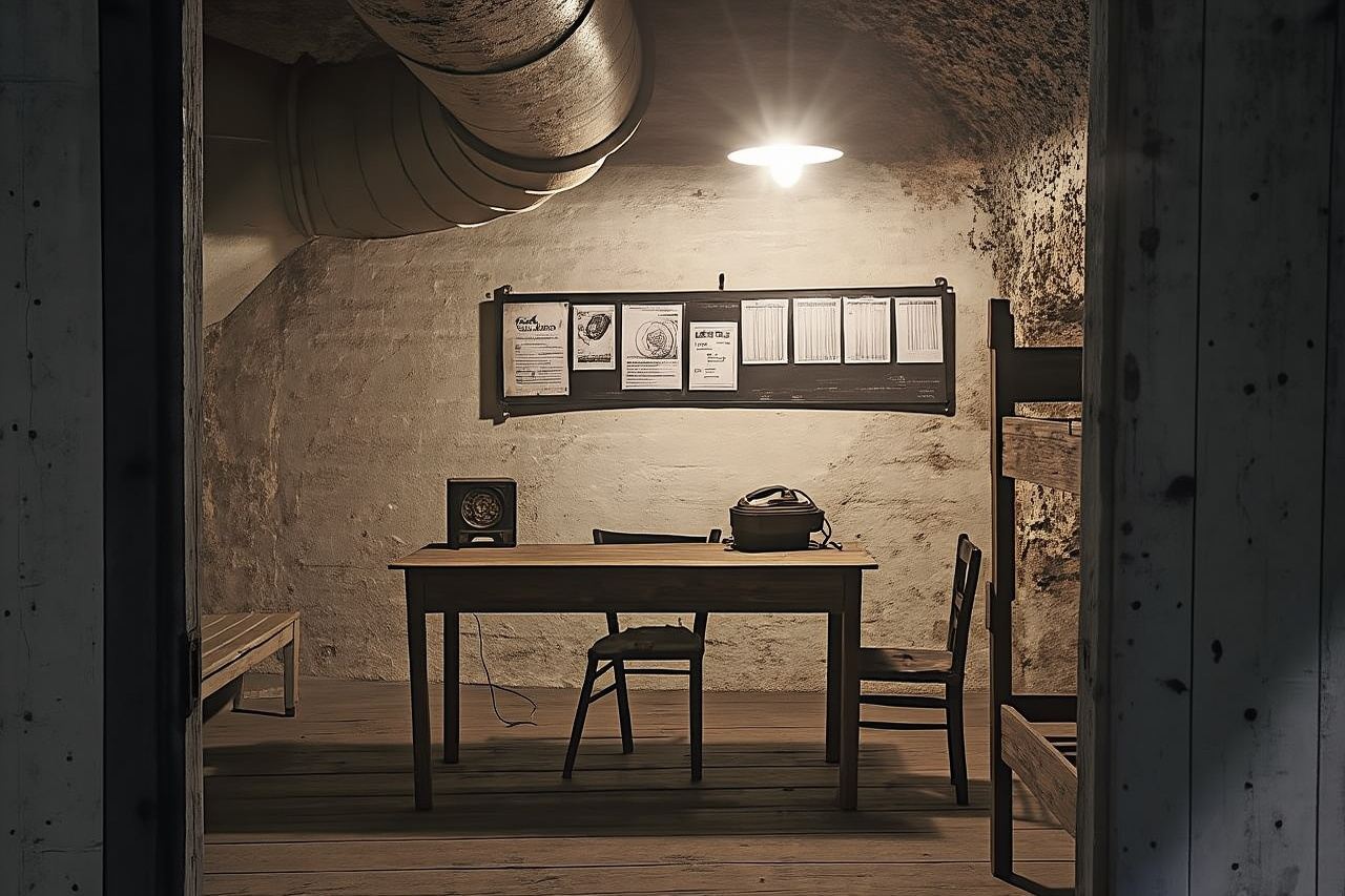 Historical guided tour in the art bunker in Nuremberg