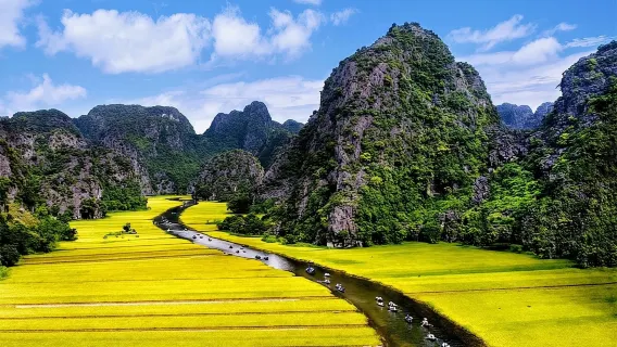 Afrejse fra Hanoi | Ninh Binh | BAI DINH – TRANG AN – MUA-hule med frokost og turguide
