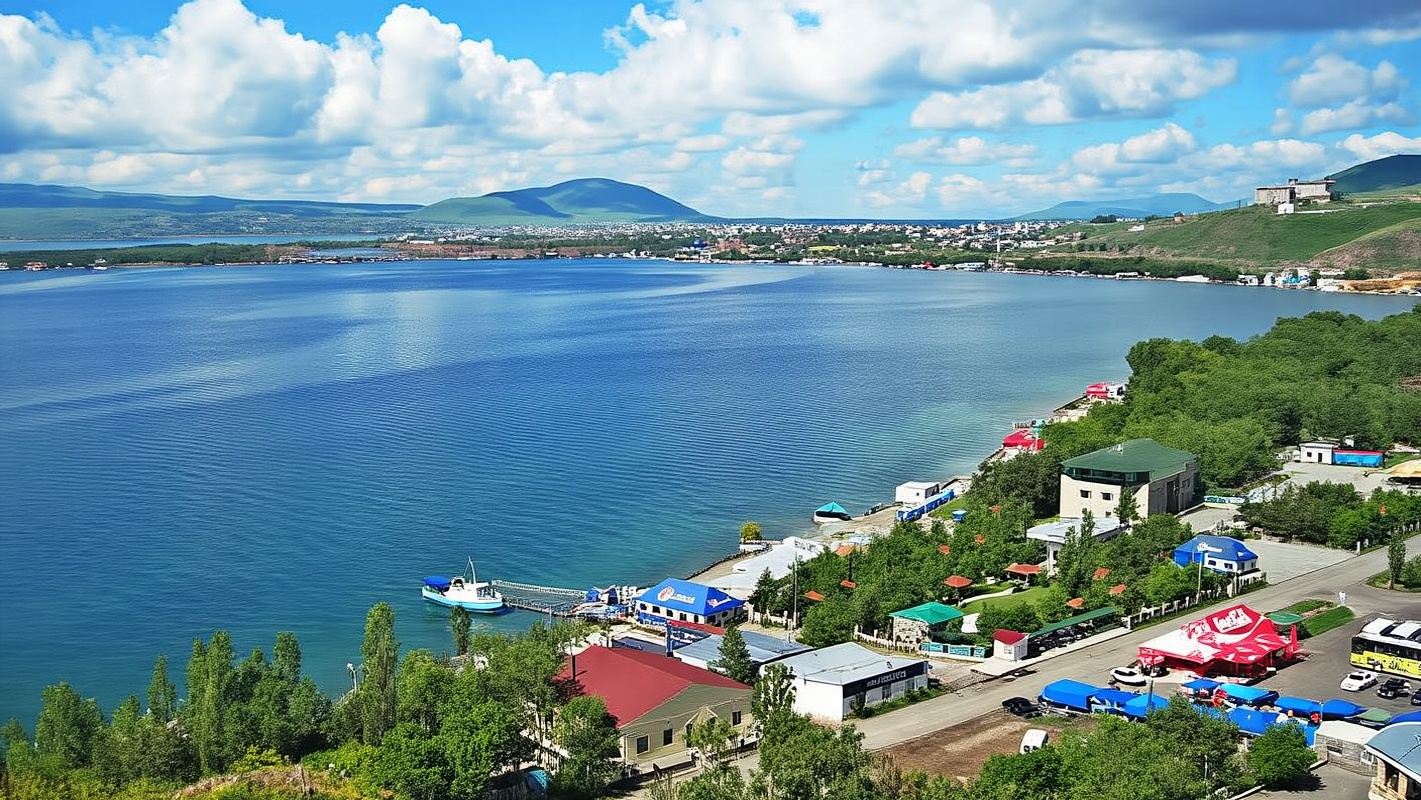 亞美尼亞埃裡溫：塞凡湖+加尼神廟+共和國廣場（包車遊）