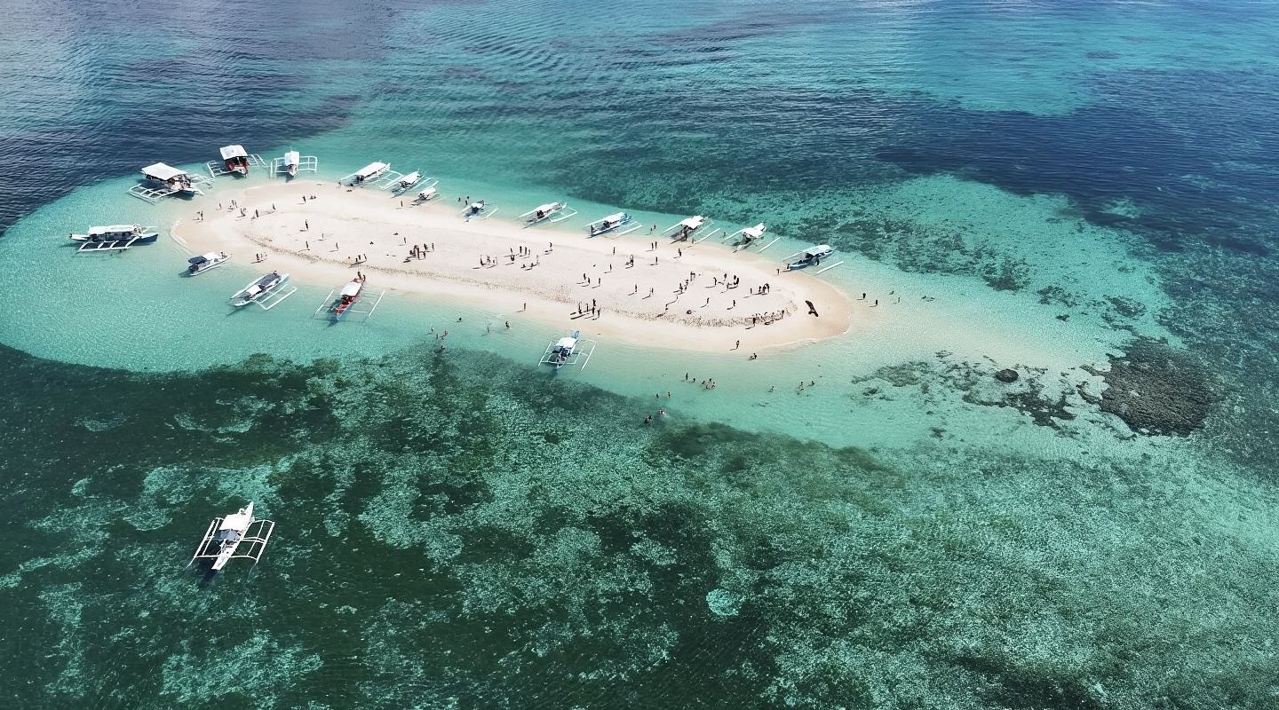 Tour classico in barca alle tre isole di Siargao, Filippine|Naked&Daku&Guyam