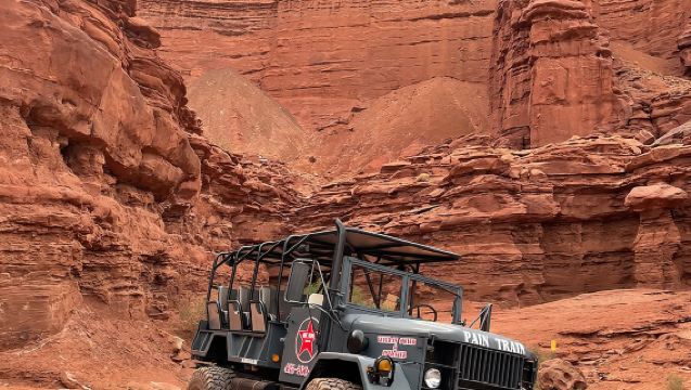 Opwindende en schilderachtige offroad rondleiding door de achterlanden van Moab!!!