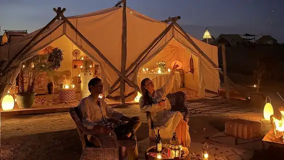 ''Marrakech'' Agafay Desert Sunset - Camel Ride - And Dinner Show