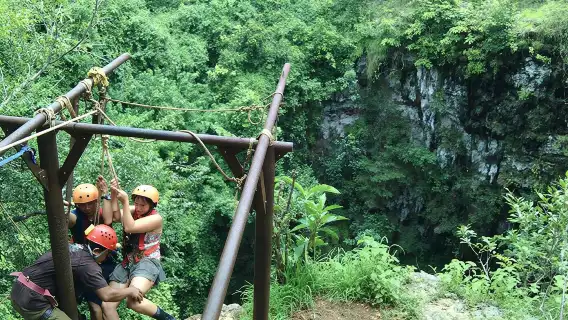 Yogyakarta Jomblang Cave Exploration Tour: Meeting point gathering + includes admission ticket + includes lunch