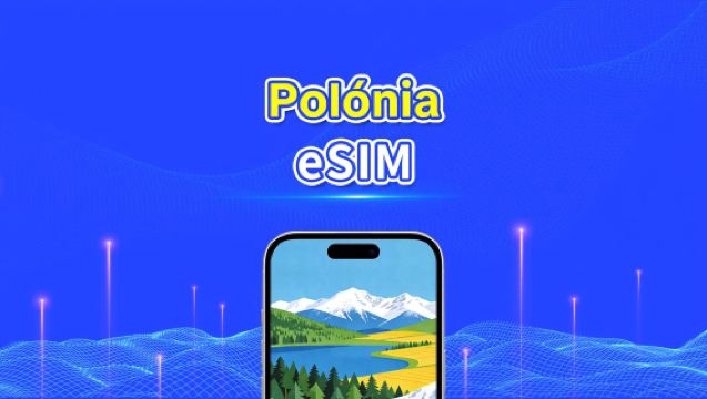 eSIM Polônia | Dados de alta velocidade | 5G/4G | Pacote diário/de dados | 24 horas | 1-30 dias | Código QR