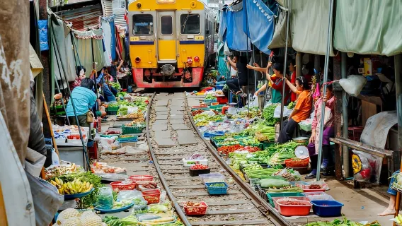 Average tour price for Amphawa Floating Market from Bangkok around 2296 THB Average tour price for Amphawa Floating Market from Bangkok around 2296 THB