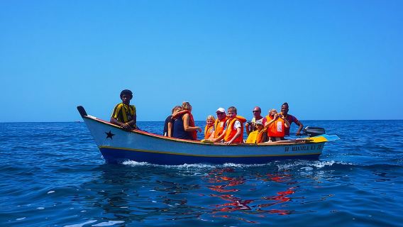Ribeira da Barca: Boat Trip to the Cave, Snorkeling and BBQ on the beach