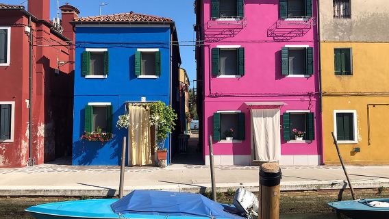 Tour di lusso di Murano e Burano in barca privata con guida