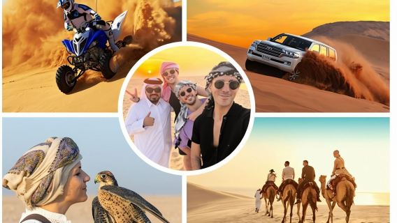 Doha: Quad Bike, Dune Bashing, Camel Ride & Inland Sea Tour