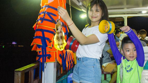 Phu Quoc Sonnenuntergangs- und Nachtangeltour (inklusive Abendessen/Abholung vom Hotel)