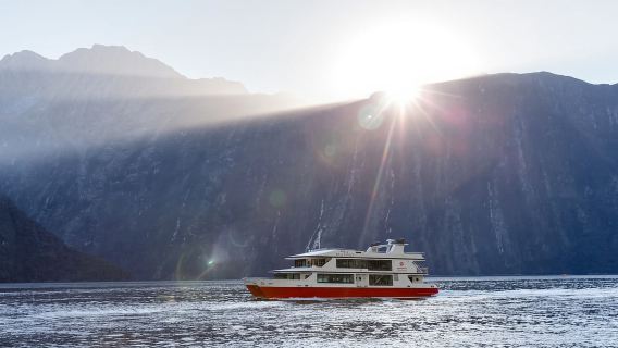 Desde Te Anau: recorrido en autobús premium y crucero por Milford Sound