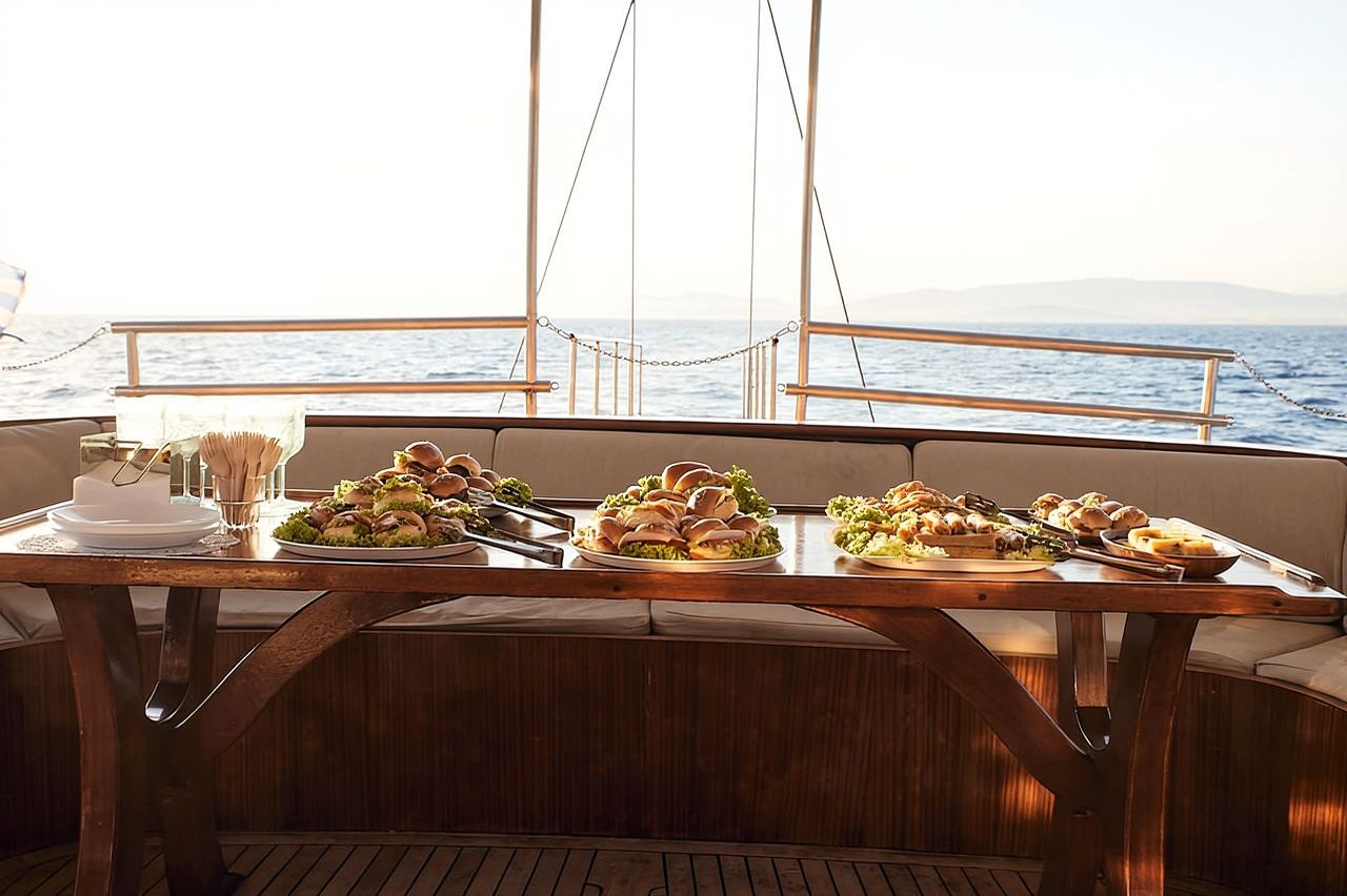 Athen: 3-stündige Sonnenuntergangskreuzfahrt mit Badestopp, Snacks und Getränken