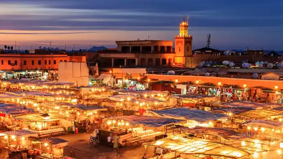 Marrakech: Medina Visit Rooftop Views & Traditional Dining