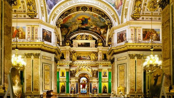 Winter Palace + Kazan Cathedral + St. Isaac's Cathedral + Savior on the Spilled Blood + Neva River