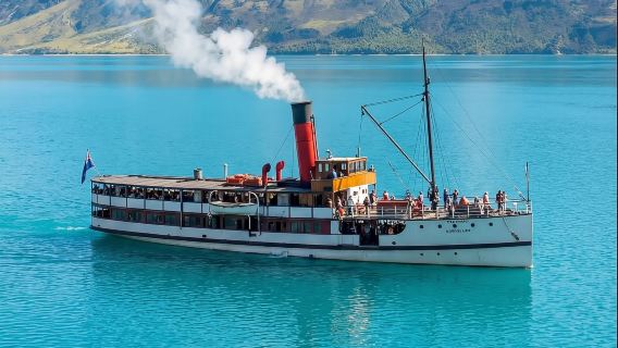 新西蘭旅遊Queenstown皇后鎮TSS蒸汽船 可選農場遊/騎馬 午/晚餐