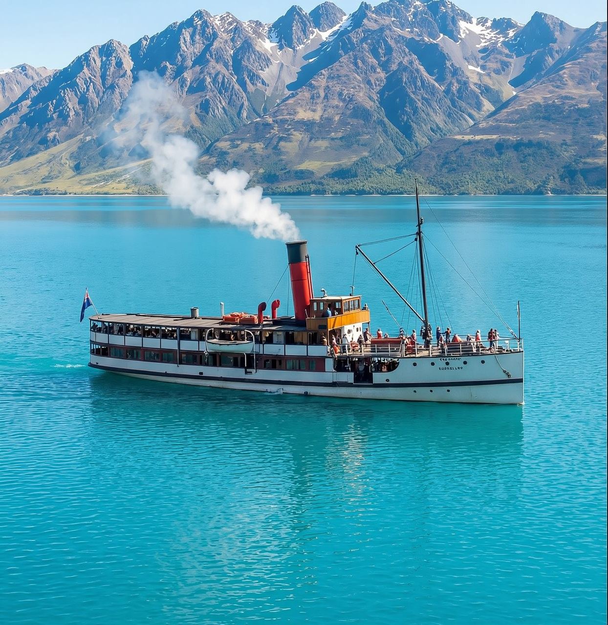 Tour in Nuova Zelanda Queenstown Quilpie TSS nave a vapore con opzione visita alla fattoria/equitazione e pranzo/cena