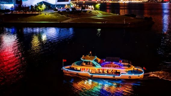 長沙湘江遊船體驗【橘子洲碼頭/嶽麓山碼頭/三館一廳碼頭】（璀璨夜色+山水洲城+浪漫之旅）