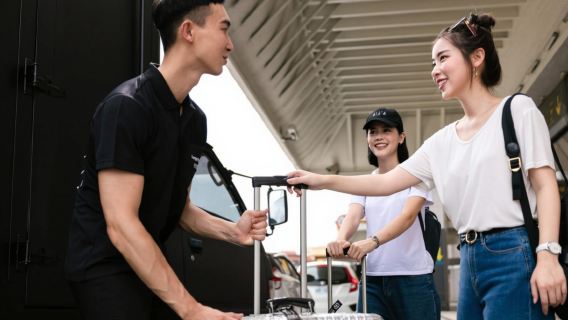 Servicio de entrega de equipaje del aeropuerto de Shanghái