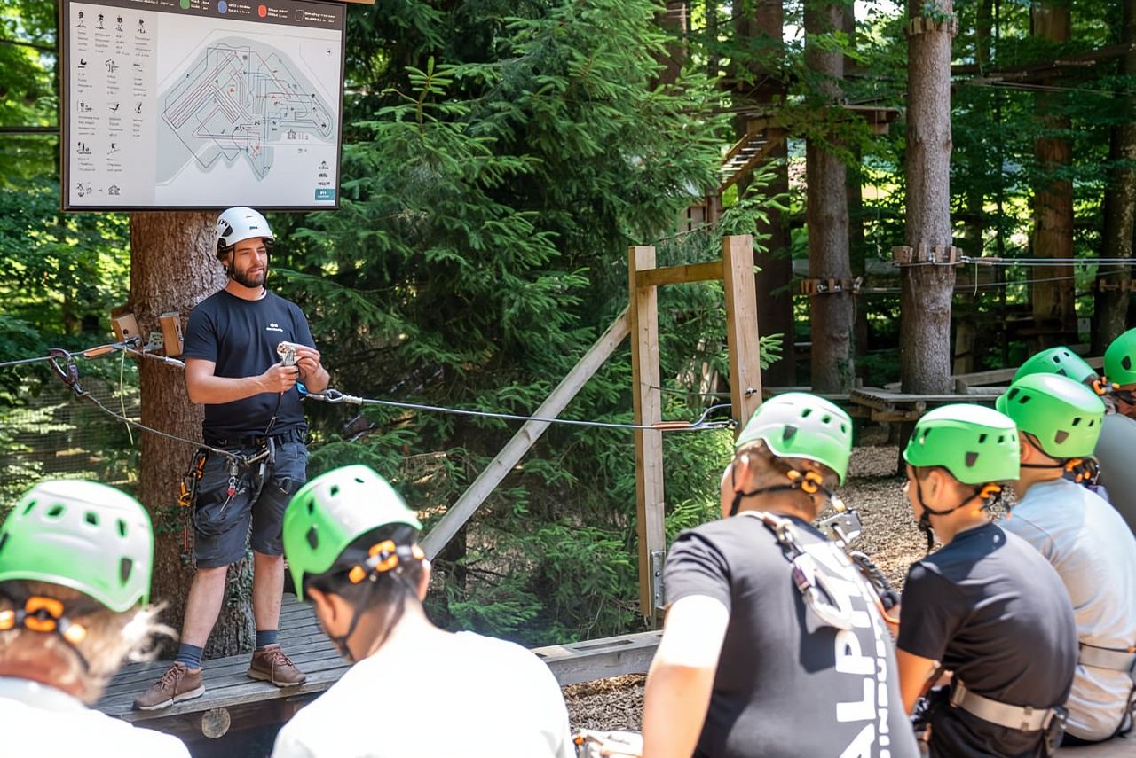 Parc aventure d'Interlaken : aventure d'escalade avec billet d'entrée