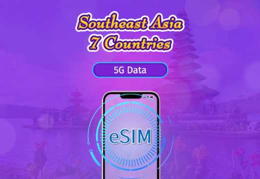 Southeast Asia (7 countries) | 5G/4G eSIM | Day Pass/Total Package | 24H Billing | 1-30 days | QR code Southeast Asia (7 countries) | 5G/4G eSIM | Day Pass/Total Package | 24H Billing | 1-30 days | QR code