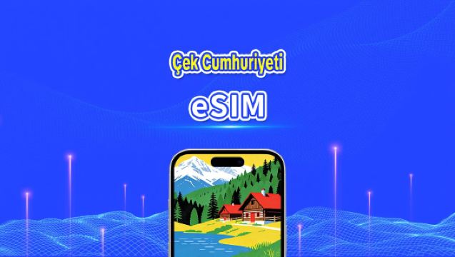 Çek Cumhuriyeti eSIM | Yüksek Hızlı İnternet | 5G/4G | Günlük Paket/Veri Paketi | 24 Saat | 1-30 Gün | QR Kodu