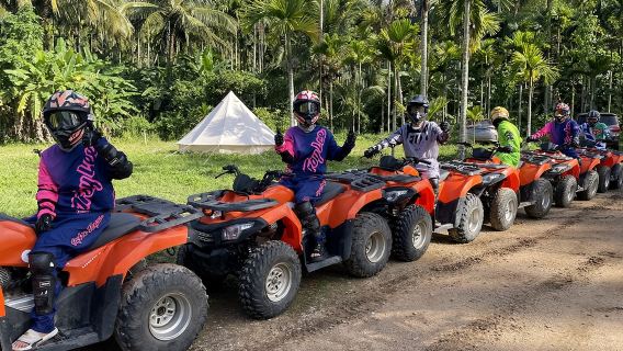 海南三亞紅花村凹凸戶外越野車體驗【雨林越野車ATV+親子家庭團建首選】