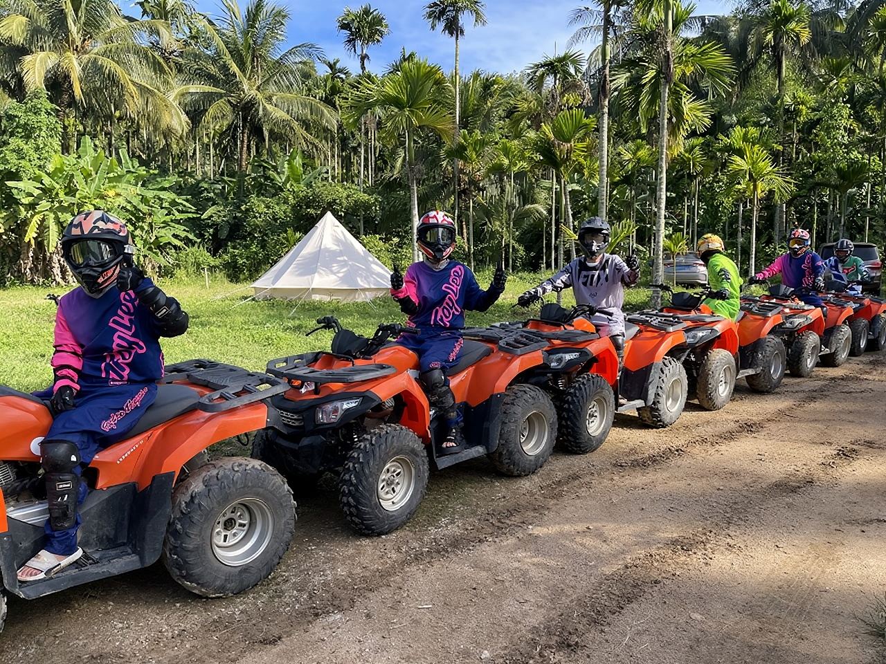 海南三亞紅花村凹凸戶外越野車體驗【雨林越野車ATV+親子家庭團建優選】